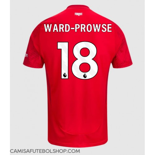 Camisa de time de futebol Nottingham Forest James Ward-Prowse #18 Replicas 1º Equipamento 2024-25 Manga Curta